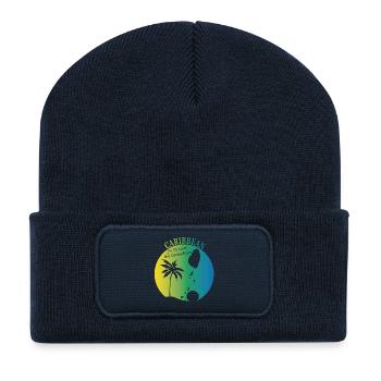 St VINCENT & LES GRENADINES - Beanie recyclé à patch - bleu marine - Devant