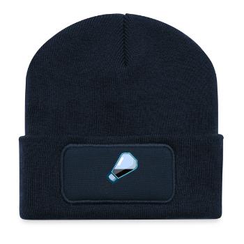 pepper shaker pfeffer streuer salt salz - Recycelte Patch Beanie - French Navy - Vorne