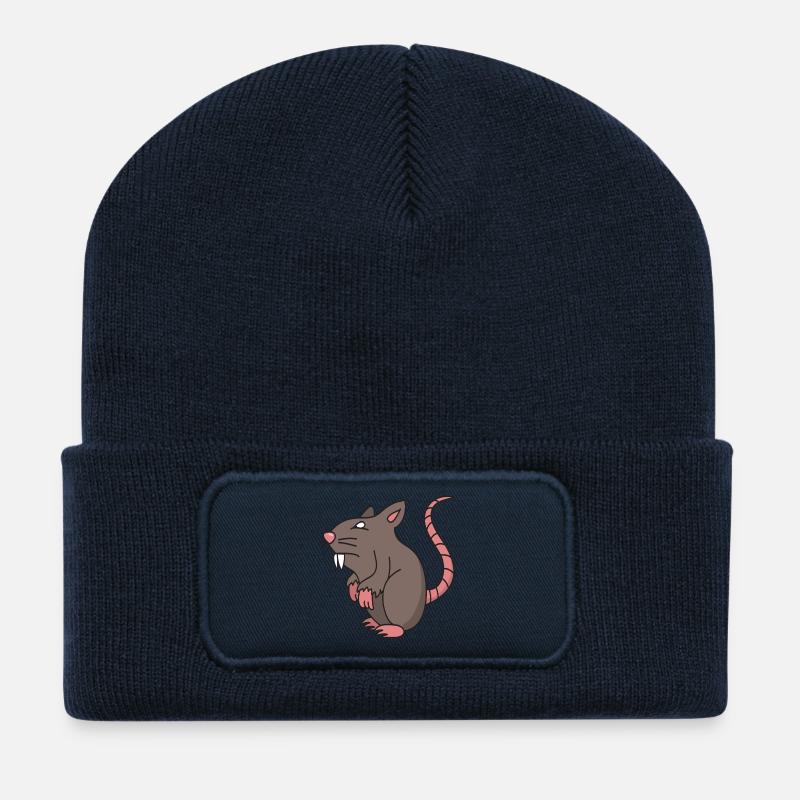 Ratte - Recycelte Patch Beanie - French Navy