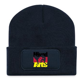 Mixed martial arts German - Recycled Patch Beanie - french navy - Front