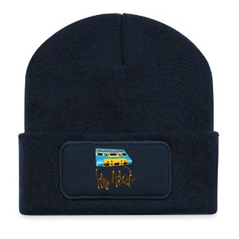 Cassette hip-hop underground - Recycled Patch Beanie - french navy - Front
