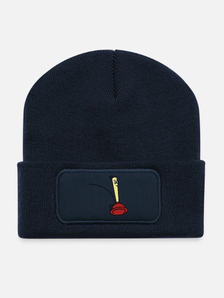 Jumping Pömpel - Recycled Patch Beanie - french navy