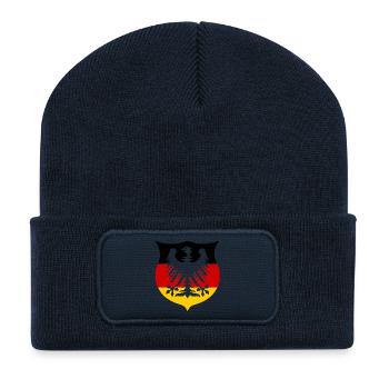 Germany Adler - Recycled Patch Beanie - french navy - Front