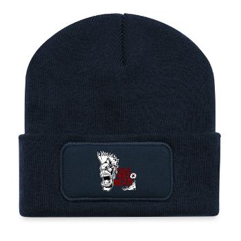 Punks not dead - Recycled Patch Beanie - french navy - Front