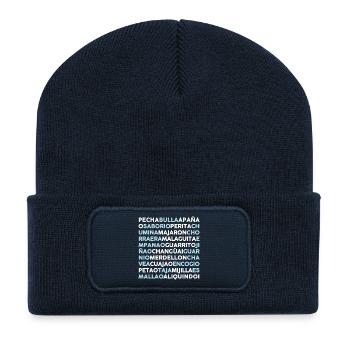 Malaguita (dark) - Recycled Patch Beanie - french navy - Front