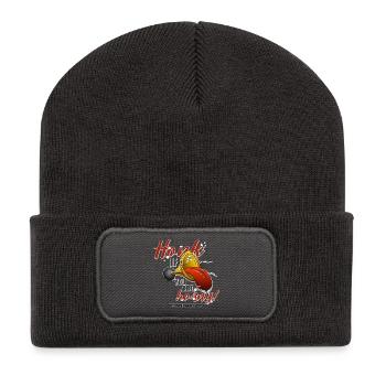 Honk if you are horny - Recycled Patch Beanie - dark grey - Front