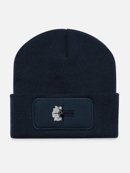 Koordinaten Konstanz - Recycelte Patch Beanie - French Navy