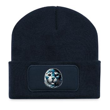 Seal - Recycled Patch Beanie - french navy - Front