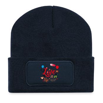 love is in the air - Recycled Patch Beanie - french navy - Front