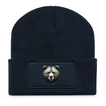 Bear - Recycled Patch Beanie - french navy - Front