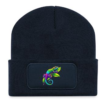 Gecko - Recycled Patch Beanie - french navy - Front