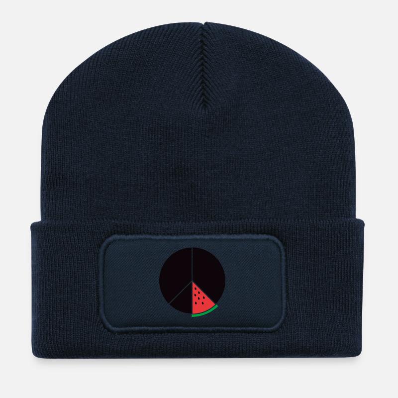 Gaza Peace - Recycled Patch Beanie - french navy