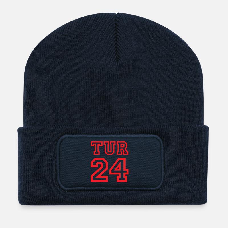 Turkey Türkei Turkiye - Recycled Patch Beanie - french navy