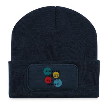 GELIEBTE. VIELEN DANK. DANKE HERRIN. GELIEBTE - Recycelte Patch Beanie - French Navy - Vorne