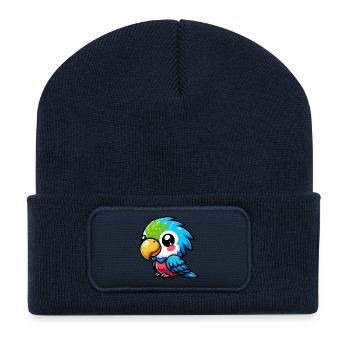 Parrot - Recycled Patch Beanie - french navy - Front