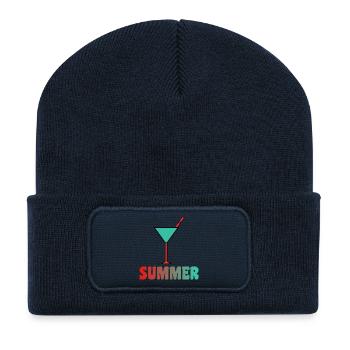 anniversary. Anniversary Decade. humor. funny - Recycled Patch Beanie - french navy - Front