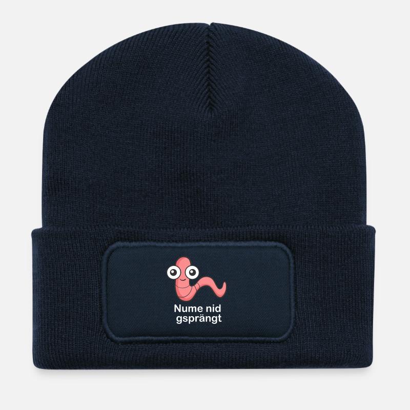 Nume nid gsprängt - Recycled Patch Beanie - french navy