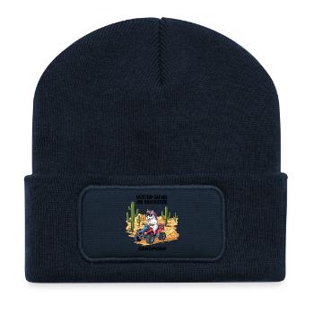 Desert Unicorn - Recycled Patch Beanie - french navy - Front