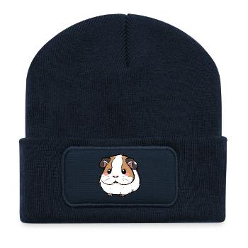 Guinea pig - Recycled Patch Beanie - french navy - Front