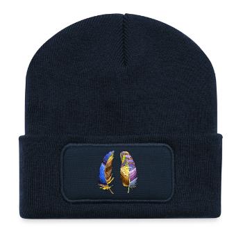 Pen - Recycled Patch Beanie - french navy - Front