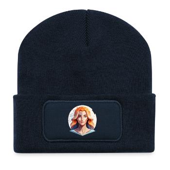 Virgin - Recycled Patch Beanie - french navy - Front