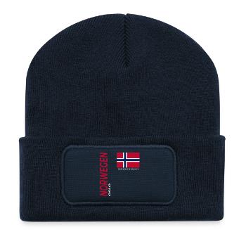 Oslo - Recycled Patch Beanie - french navy - Front