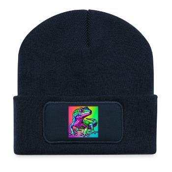 Gecko - Recycled Patch Beanie - french navy - Front