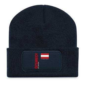 St. Anton - Recycled Patch Beanie - french navy - Front