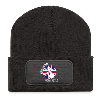 Newcastle - Recycled Patch Beanie - dark grey - Front