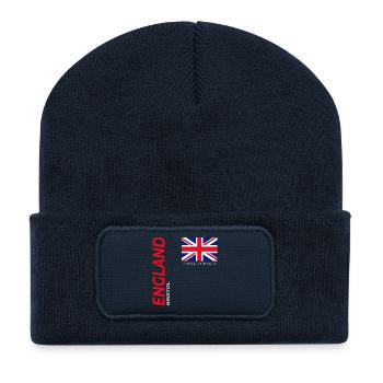 Bristol - Recycelte Patch Beanie - French Navy - Vorne
