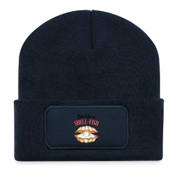 Shell-Fish Pearl - Recycled Patch Beanie - french navy - Front