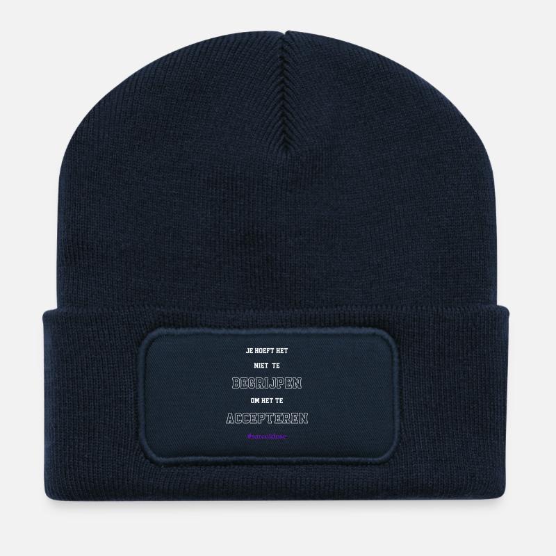 Akzeptanz von Sarkoidos - Recycelte Patch Beanie - French Navy