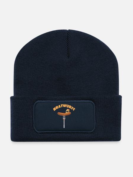 BRATWURST - Recycelte Patch Beanie - French Navy
