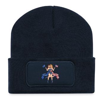 Friends of Europe and America - Recycled Patch Beanie - french navy - Front