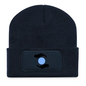 Hands Protection Ball World - Recycled Patch Beanie - french navy - Front