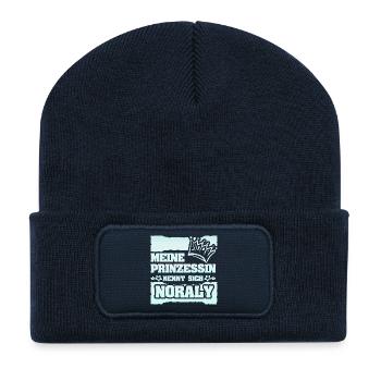 Gift for Noraly - Recycled Patch Beanie - french navy - Front