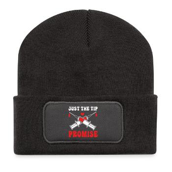 Blutspender Blut Blutspende - Recycelte Patch Beanie - Dunkelgrau - Vorne