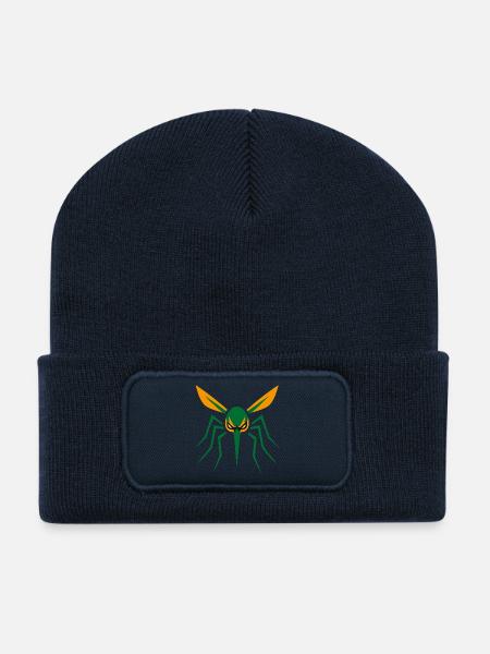 Mosquito, Mosquito, Insect, Evil - Recycled Patch Beanie - french navy