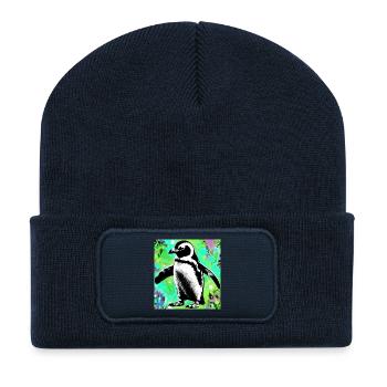 penguin - Recycled Patch Beanie - french navy - Front