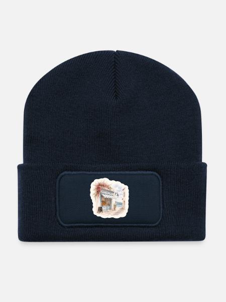 Küstenbäckerei – Bonjour am Meer - Recycelte Patch Beanie - French Navy