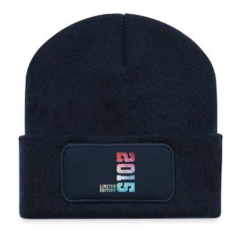 11. Geburtstag Limited Edition 2015 Jahrgang 2015 - Recycelte Patch Beanie - French Navy - Vorne