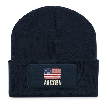USA Arizona - Recycled Patch Beanie - french navy - Front