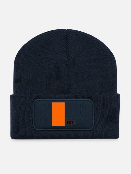 DENNOCH - Recycelte Patch Beanie - French Navy