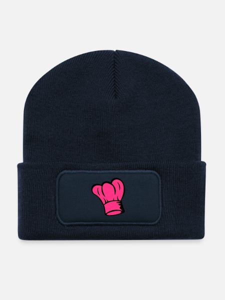 Koch - Kochmütze - Köchin - Recycelte Patch Beanie - French Navy