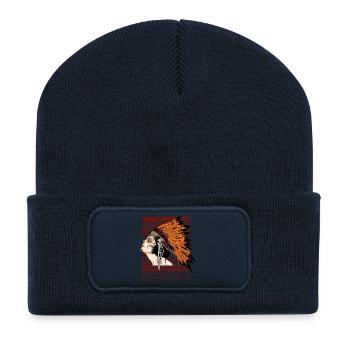 shirt,design,t-shirt - Recycelte Patch Beanie - French Navy - Vorne