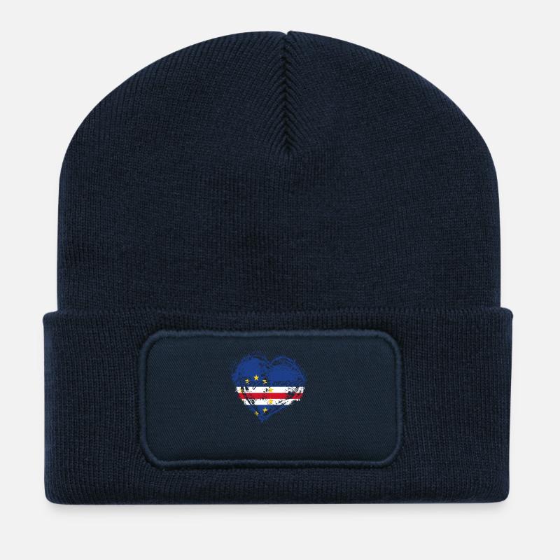 PAYS CADEAU ROOTS AMOUR Cap-Vert - Beanie recyclé à patch - bleu marine