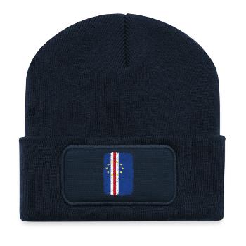 roots home country roots home Cape Verde - Recycled Patch Beanie - french navy - Front