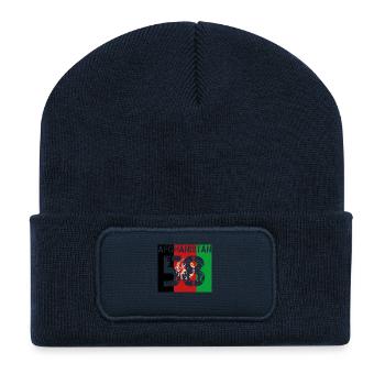 AFGHANISTAN Fussball verein team party em wm 58 - Recycelte Patch Beanie - French Navy - Vorne