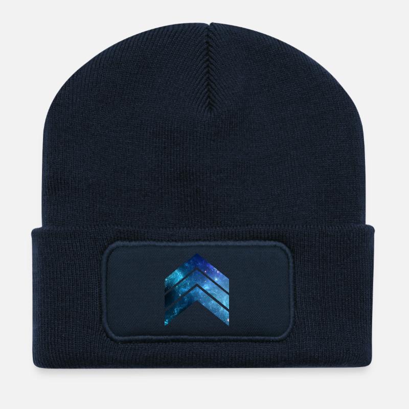 Blue Galaxy 2 - Recycled Patch Beanie - french navy