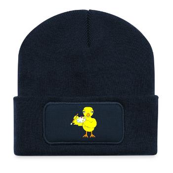 Art Chick - Recycled Patch Beanie - french navy - Front